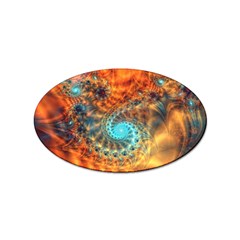 Fractal Math Abstract Mysterious Mystery Vortex Sticker Oval (10 Pack) by Ravend