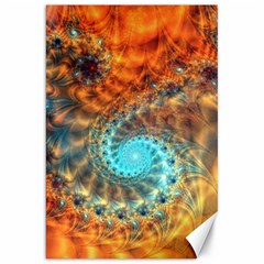 Fractal Math Abstract Mysterious Mystery Vortex Canvas 20  X 30  by Ravend