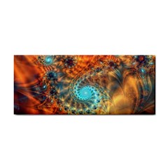 Fractal Math Abstract Mysterious Mystery Vortex Hand Towel by Ravend