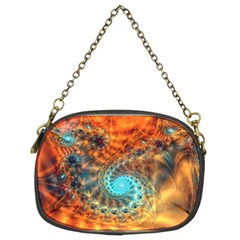 Fractal Math Abstract Mysterious Mystery Vortex Chain Purse (two Sides) by Ravend