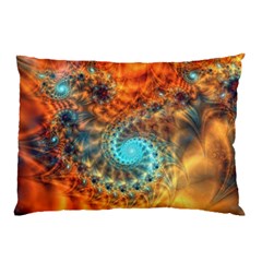 Fractal Math Abstract Mysterious Mystery Vortex Pillow Case by Ravend