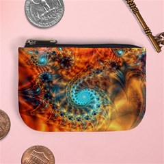 Fractal Math Abstract Mysterious Mystery Vortex Mini Coin Purse by Ravend