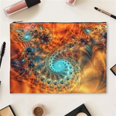 Fractal Math Abstract Mysterious Mystery Vortex Cosmetic Bag (xl) by Ravend