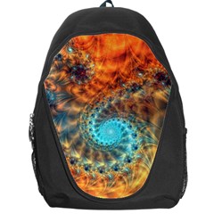 Fractal Math Abstract Mysterious Mystery Vortex Backpack Bag by Ravend