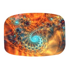 Fractal Math Abstract Mysterious Mystery Vortex Mini Square Pill Box by Ravend