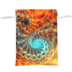 Fractal Math Abstract Mysterious Mystery Vortex Lightweight Drawstring Pouch (xl) by Ravend