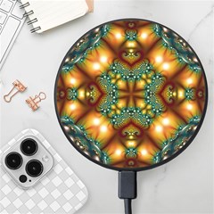 Background Abstract Fractal Annotation Texture Wireless Fast Charger(black)