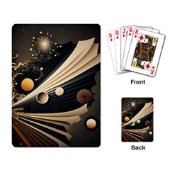 Space Futuristic Technology Digital Ai Generated Playing Cards Single Design (rectangle) by Ravend