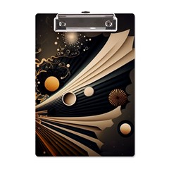 Space Futuristic Technology Digital Ai Generated A5 Acrylic Clipboard