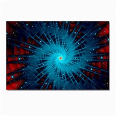 Spiral Stars Fractal Cosmos Explosion Big Bang Postcard 4 x 6  (pkg Of 10) by Ravend