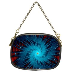 Spiral Stars Fractal Cosmos Explosion Big Bang Chain Purse (one Side) by Ravend