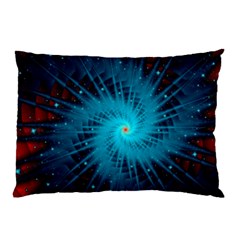 Spiral Stars Fractal Cosmos Explosion Big Bang Pillow Case by Ravend