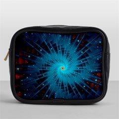 Spiral Stars Fractal Cosmos Explosion Big Bang Mini Toiletries Bag (one Side) by Ravend