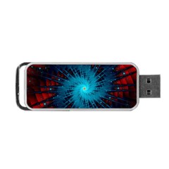 Spiral Stars Fractal Cosmos Explosion Big Bang Portable Usb Flash (two Sides) by Ravend