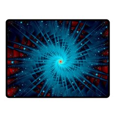 Spiral Stars Fractal Cosmos Explosion Big Bang Fleece Blanket (small) by Ravend