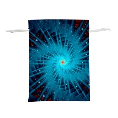 Spiral Stars Fractal Cosmos Explosion Big Bang Lightweight Drawstring Pouch (l) by Ravend