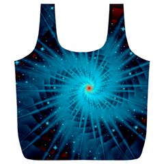 Spiral Stars Fractal Cosmos Explosion Big Bang Full Print Recycle Bag (xxxl) by Ravend