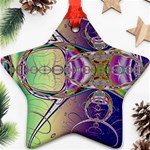 Fractal Abstract Digital Art Art Colorful Ornament (Star) Front