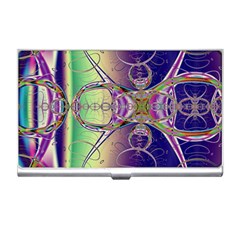 Fractal Abstract Digital Art Art Colorful Business Card Holder by Ravend