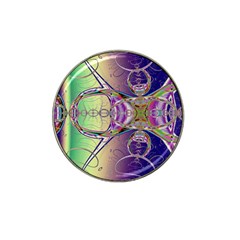 Fractal Abstract Digital Art Art Colorful Hat Clip Ball Marker by Ravend