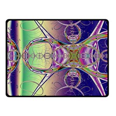 Fractal Abstract Digital Art Art Colorful One Side Fleece Blanket (small) by Ravend