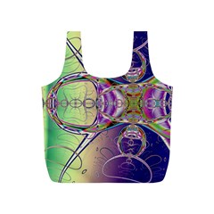 Fractal Abstract Digital Art Art Colorful Full Print Recycle Bag (s) by Ravend