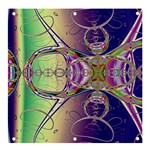 Fractal Abstract Digital Art Art Colorful Banner and Sign 4  x 4  Front