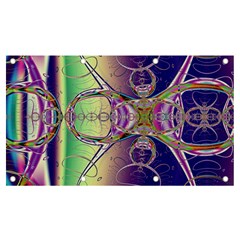 Fractal Abstract Digital Art Art Colorful Banner And Sign 7  X 4  by Ravend