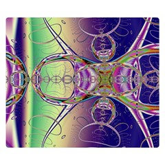 Fractal Abstract Digital Art Art Colorful One Side Premium Plush Fleece Blanket (small) by Ravend