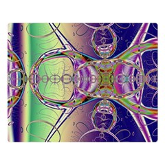 Fractal Abstract Digital Art Art Colorful One Side Premium Plush Fleece Blanket (large) by Ravend