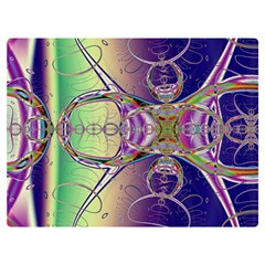 Fractal Abstract Digital Art Art Colorful One Side Premium Plush Fleece Blanket (extra Small) by Ravend