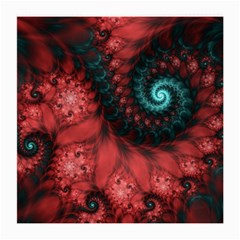 Fractal Spiral Vortex Pattern Art Digital Medium Glasses Cloth (2 Sides) by Ravend