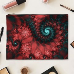 Fractal Spiral Vortex Pattern Art Digital Cosmetic Bag (xl) by Ravend