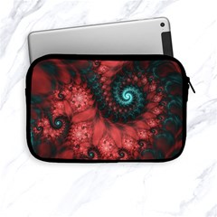 Fractal Spiral Vortex Pattern Art Digital Apple Ipad Mini Zipper Cases by Ravend