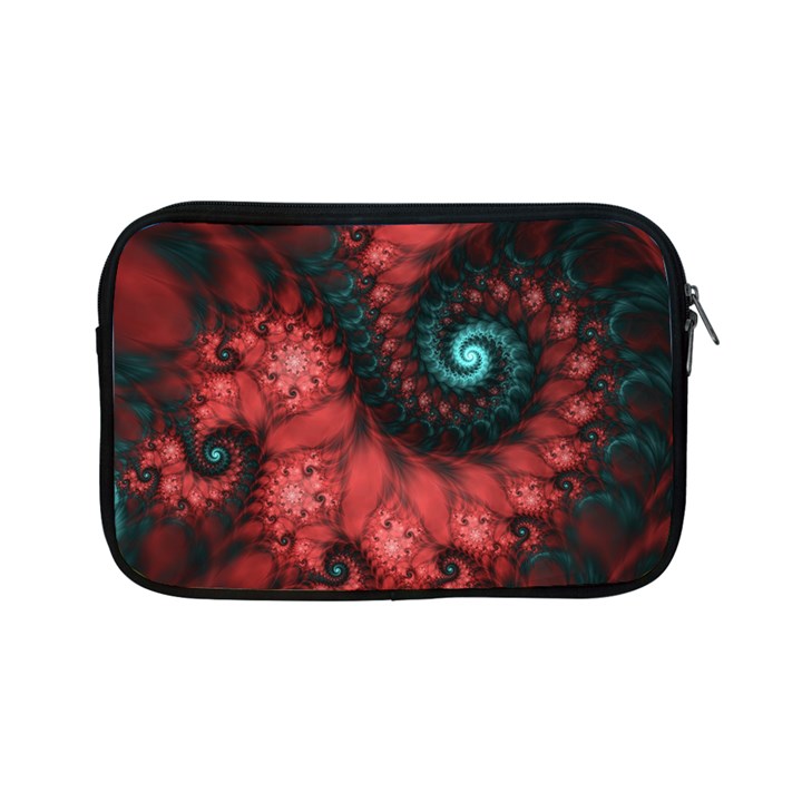 Fractal Spiral Vortex Pattern Art Digital Apple iPad Mini Zipper Cases