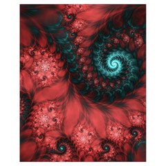 Fractal Spiral Vortex Pattern Art Digital Drawstring Bag (small) by Ravend