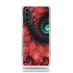 Fractal Spiral Vortex Pattern Art Digital Samsung Galaxy S20 6 2 Inch Tpu Uv Case