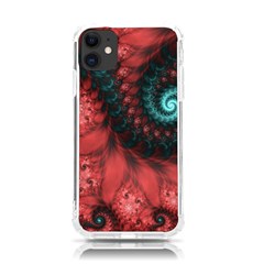 Fractal Spiral Vortex Pattern Art Digital Iphone 11 Tpu Uv Print Case by Ravend