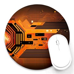 Technology Design Tech Computer Future Business Round Mousepad