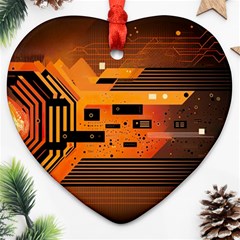 Technology Design Tech Computer Future Business Ornament (Heart)