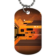 Technology Design Tech Computer Future Business Dog Tag (Two Sides)