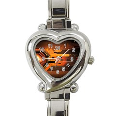 Technology Design Tech Computer Future Business Heart Italian Charm Watch