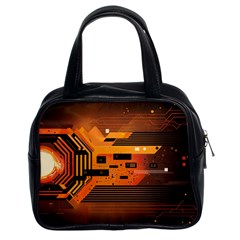 Technology Design Tech Computer Future Business Classic Handbag (Two Sides)