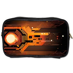 Technology Design Tech Computer Future Business Toiletries Bag (two Sides) by Ravend