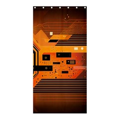 Technology Design Tech Computer Future Business Shower Curtain 36  X 72  (stall)  by Ravend