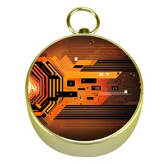 Technology Design Tech Computer Future Business Gold Compasses by Ravend