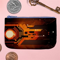 Technology Design Tech Computer Future Business Large Coin Purse by Ravend