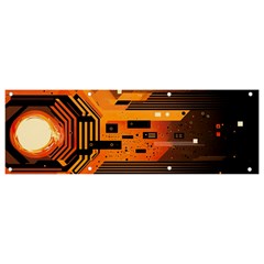 Technology Design Tech Computer Future Business Banner And Sign 9  X 3  by Ravend