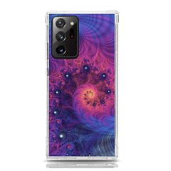 Fractal Fractals Spiral Vortex Blue Dark Art Samsung Galaxy Note 20 Ultra Tpu Uv Case by Ravend