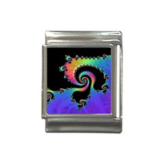 Fractal Spiral Vortex Swirl Whirlpool Math Italian Charm (13mm) by Ravend